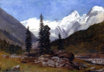 Rocky Mountain Albert Bierstadt Oil Paintings